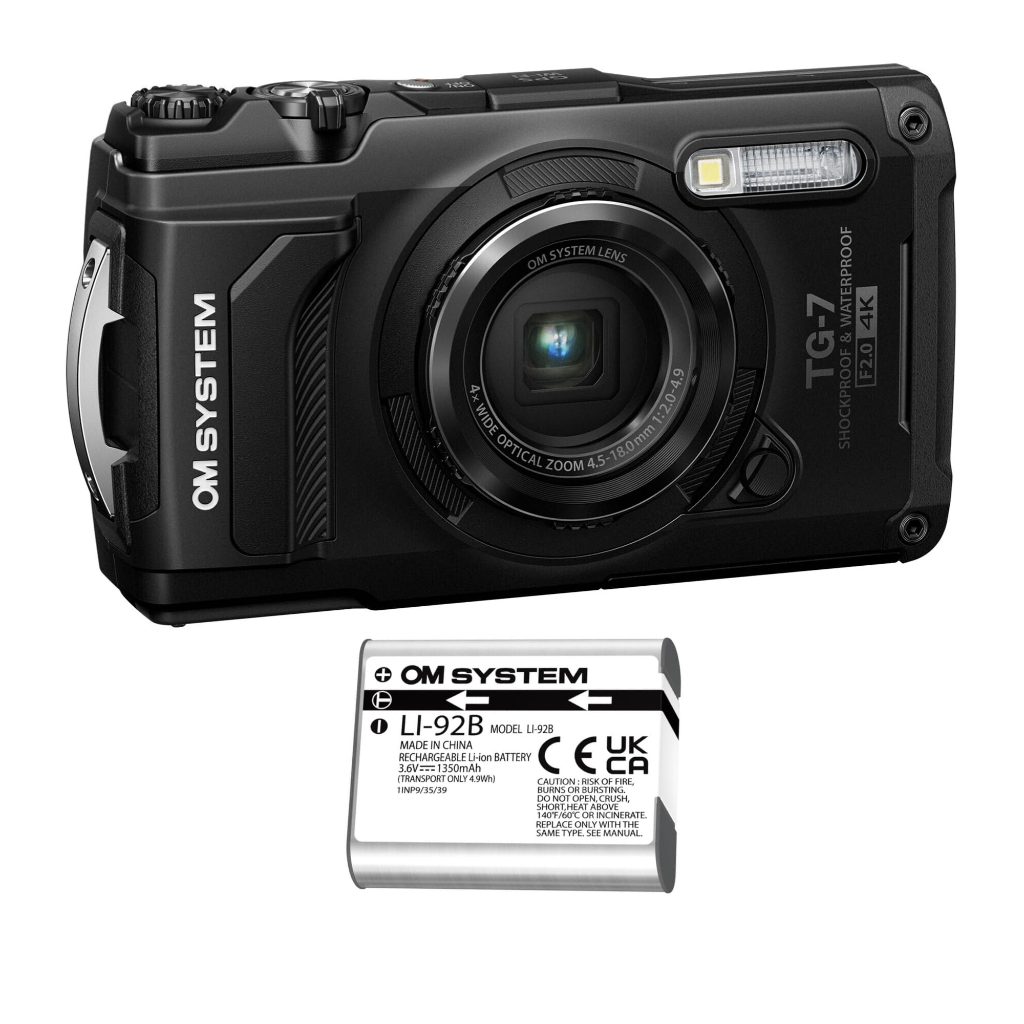 Amazon.com : Olympus Tough TG-7 12MP Digital Camera with F2.0 Lens